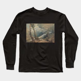 Mer de Glace, in the Valley of Chamouni, Switzerland Long Sleeve T-Shirt